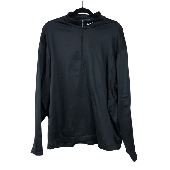 Nike Golf Mens XL Fleece Lined Long Sleeve 1/4 Zip Pull Over w/ Elastic Waist - Picture 1 of 7